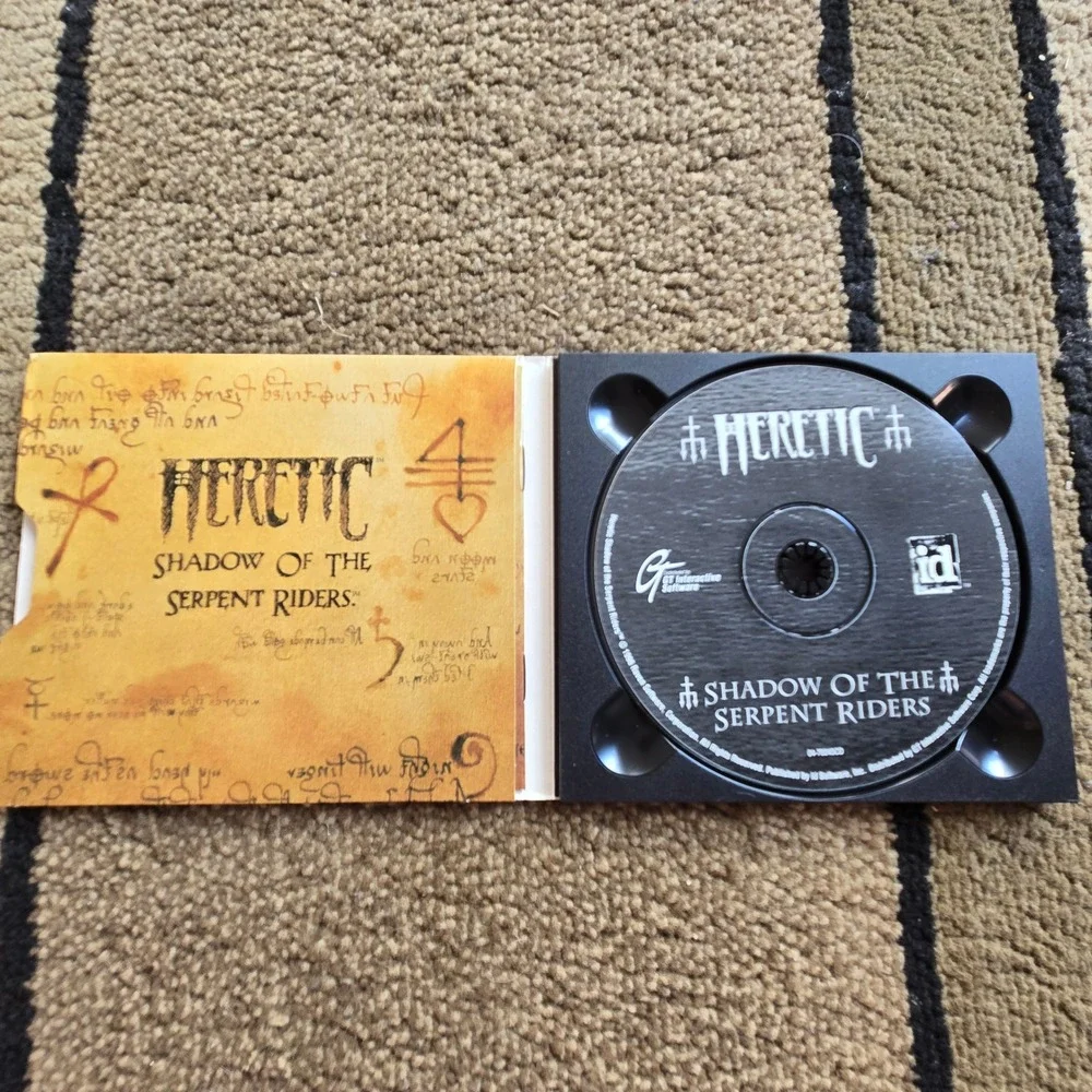 Heretic Shadow of the Serpent Riders PC CD-ROM 1996 id Software Raven Vintage